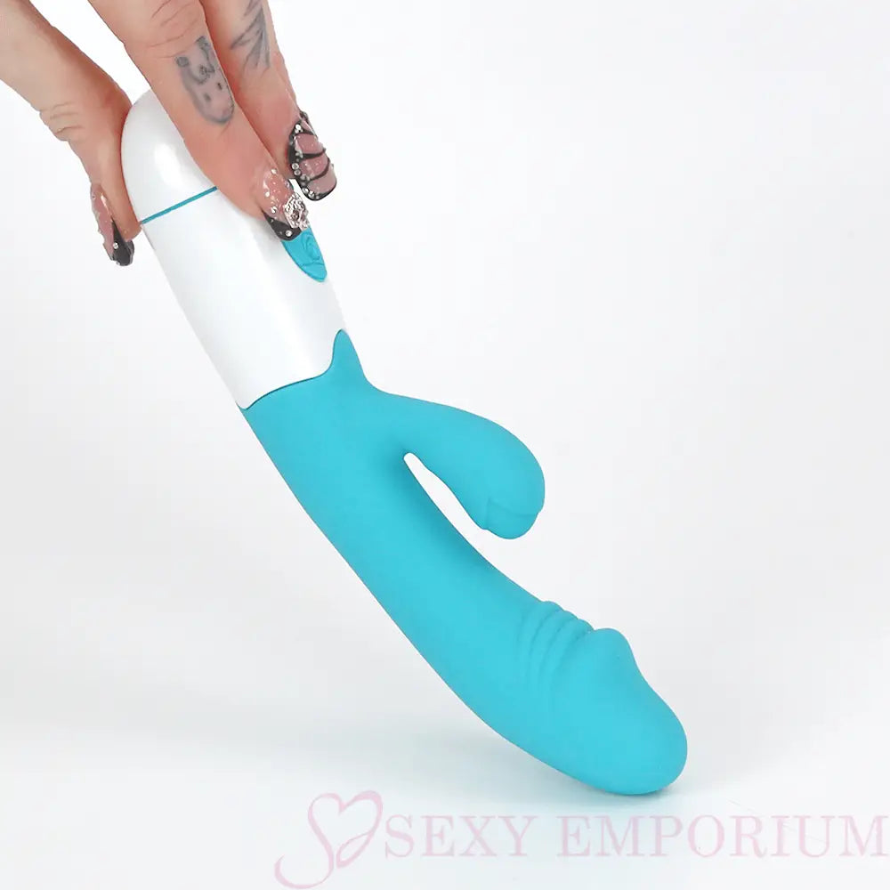 10 Mode Silicone Rabbit Vibrator Blue - Save 45% - Fast Shipping - United Kingdom Stoke-on-trent