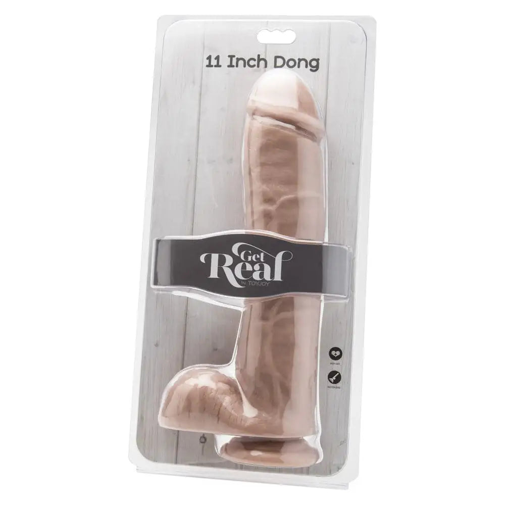 11 Inch Dong with Balls White Flesh - Save 20% - with - Fast Shipping - Dildo United Kingdom Stoke-on-trent