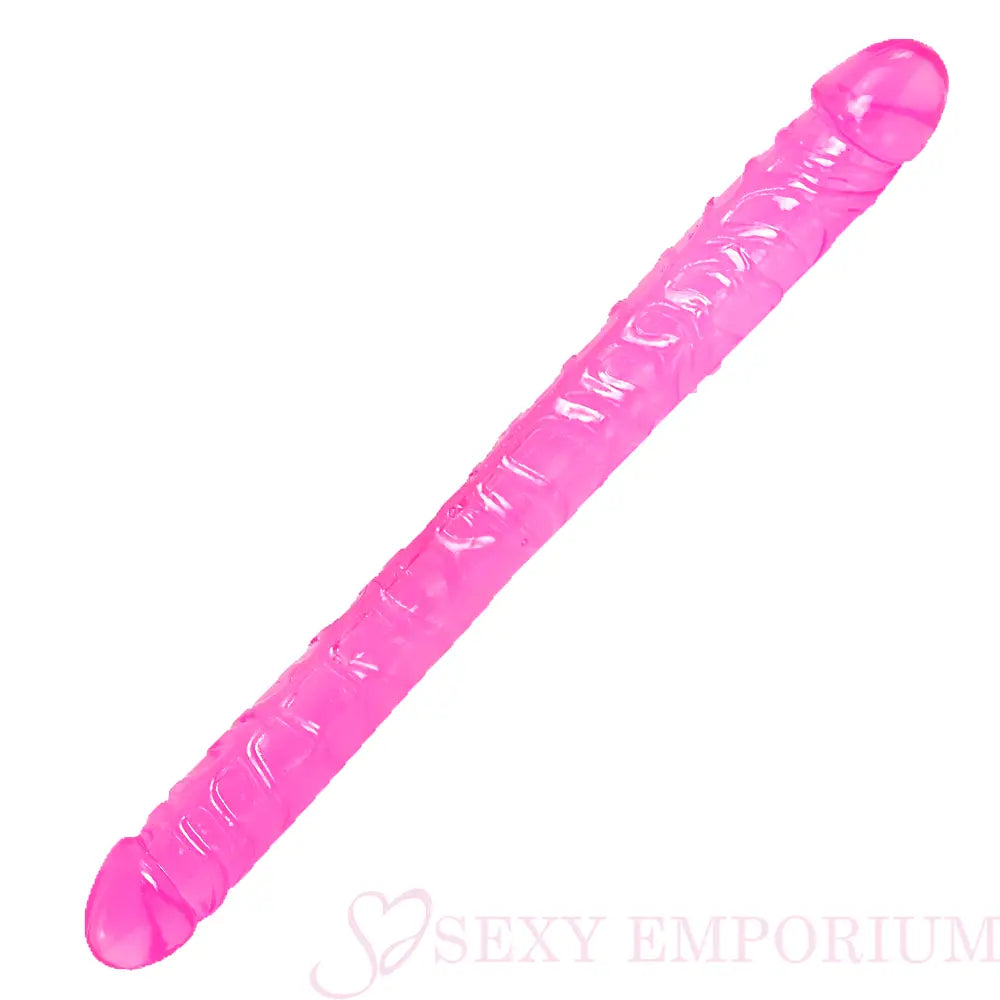17.5 Inch Double Ended Dildo Pink - Save 15% - Fast Shipping - United Kingdom Stoke-on-trent