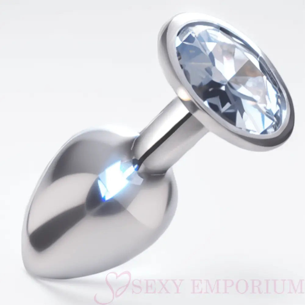 3 Inch Jewelled Beginner Metal Butt Plugs - Save 10% - Fast Shipping - Sale United Kingdom Stoke-on-trent