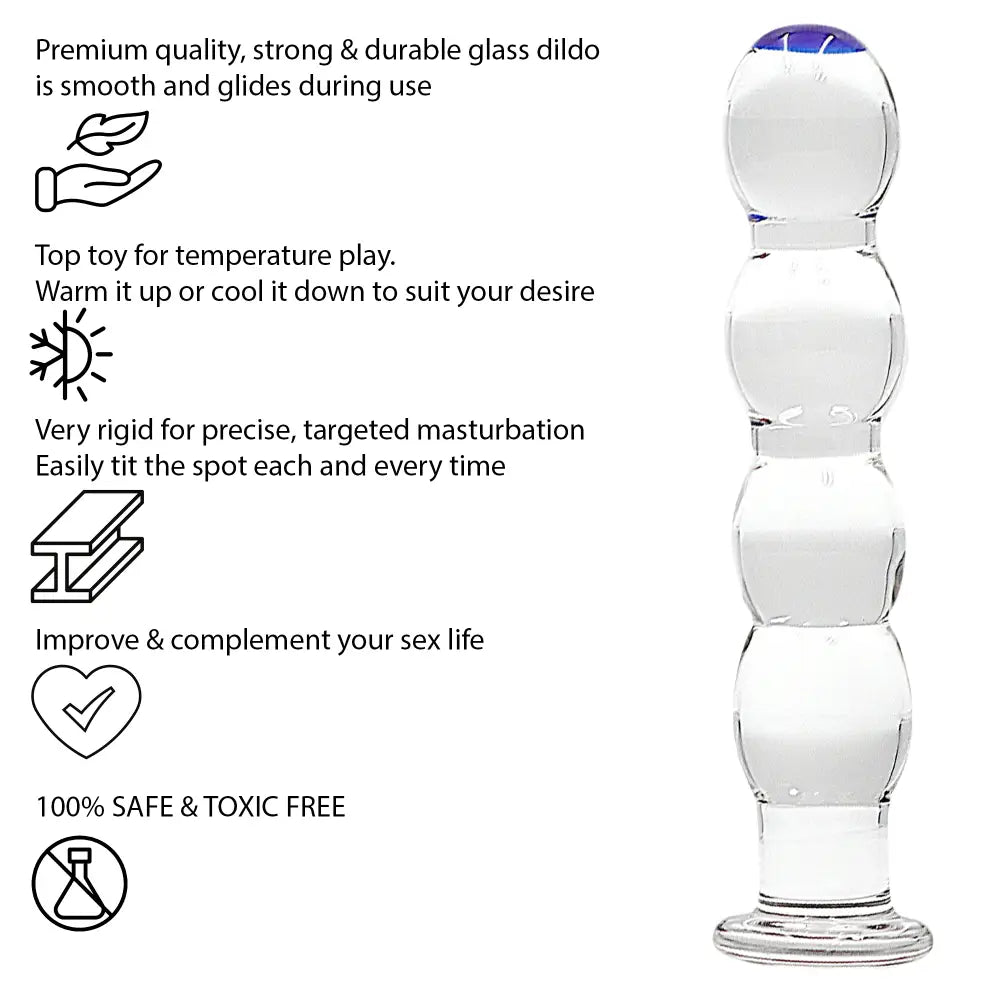 6.1 Inch Bubble Ribbed Dildo - Dildos - Save 15% - Fast Shipping - United Kingdom Stoke-on-trent