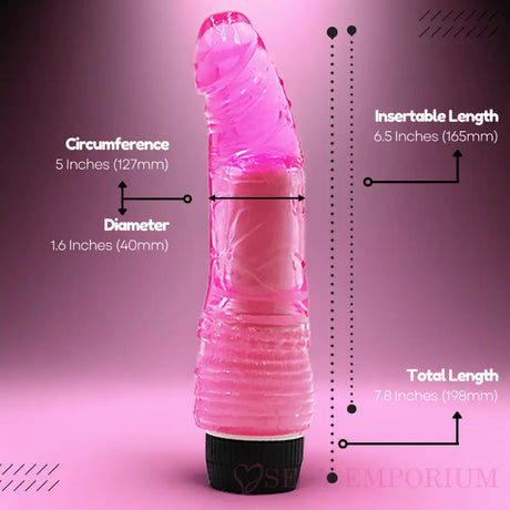 6.5 Inch Multi-speed Vibrator Pink - Save 20% - Multi-speed - Fast Shipping - United Kingdom Stoke-on-trent