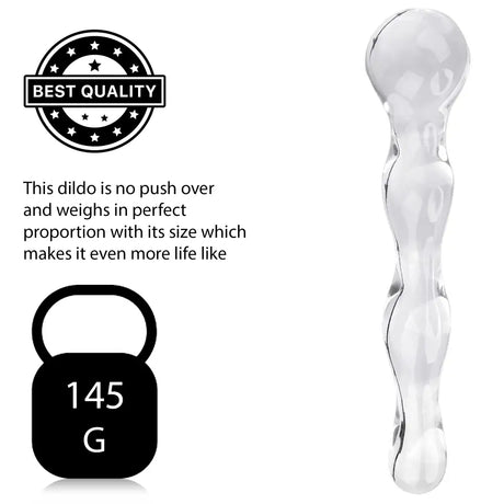 6.9 Inch Clear Double Ended Glass Dildo - Sex Toy - Save 20% - Fast Shipping - United Kingdom Stoke-on-trent