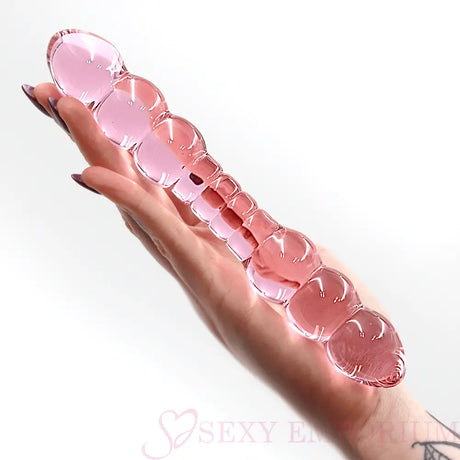 7.5 Inch Pink Double Ended Glass Dildo - Dildos - Save 15% - Fast Shipping - United Kingdom Stoke-on-trent