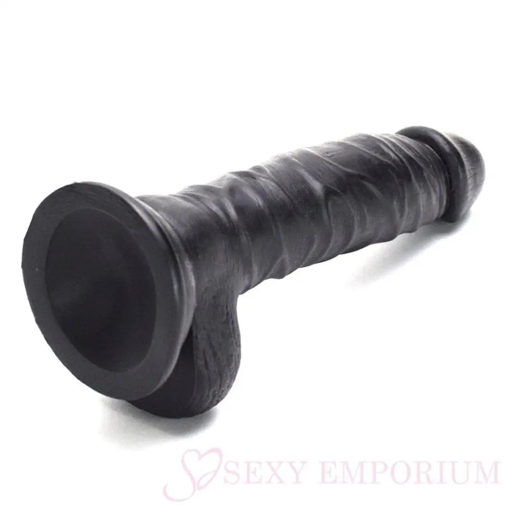 8 Inch Ultra Ribbed Dildo Black - Save 30% - Fast Shipping - United Kingdom Stoke-on-trent