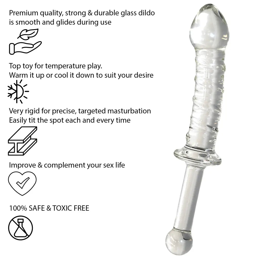 9 Inch Glass Sword Dildo - Dildos - Save 15% - Fast Shipping - United Kingdom Stoke-on-trent