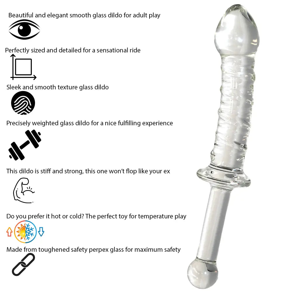 9 Inch Glass Sword Dildo - Dildos - Save 15% - Fast Shipping - United Kingdom Stoke-on-trent