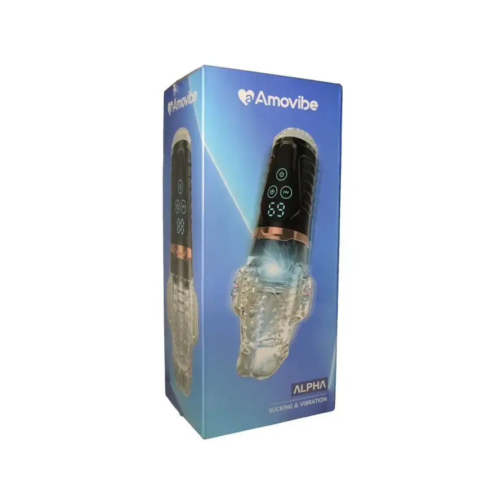 Amovibe Alpha Sucking & Vibrating Male Masturbator Sex Toy for Men Multi Speed - Save 20% - Sale United Kingdom Stoke-on-trent