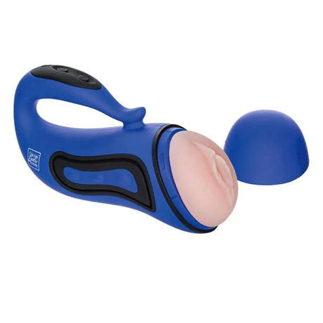 Apollo Alpha Stroker 2 Rechargeable Blue Masturbator - Save 20% - Fast Shipping - Sale United Kingdom Stoke-on-trent