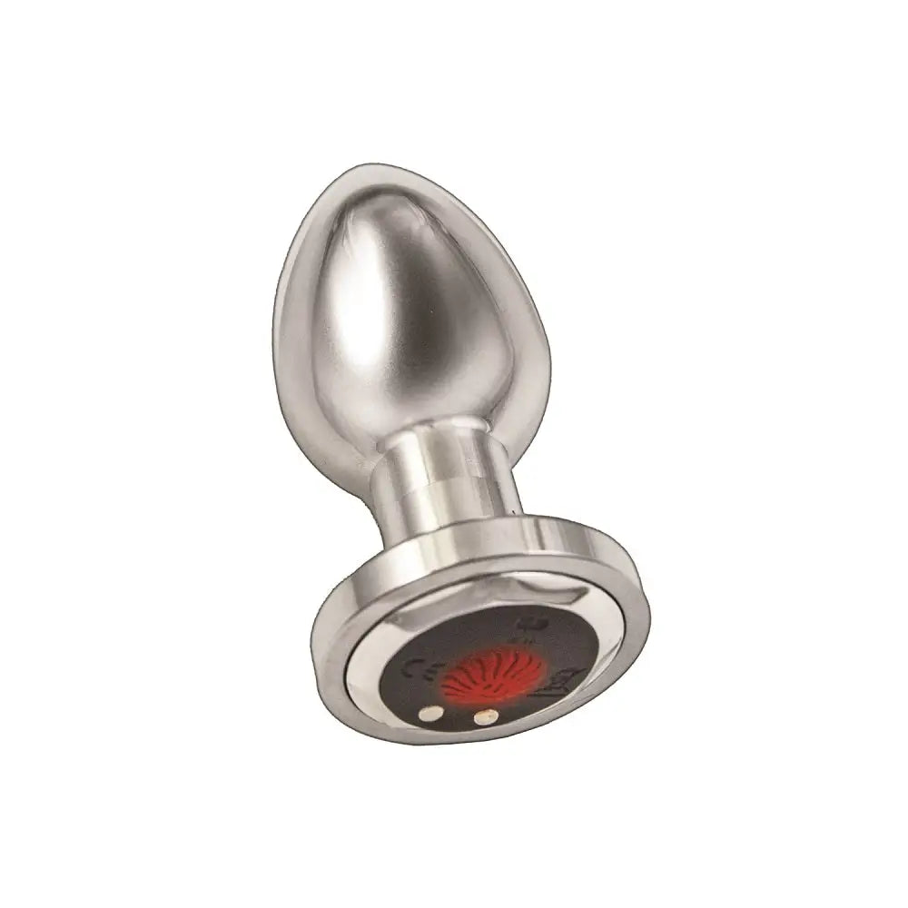 Ass-sation Remote Controlled Vibrating Metal Butt Plug Silver - Plugs - Save 15% - Ass-sation - Anal Vibrators United Kingdom Stoke-on-trent