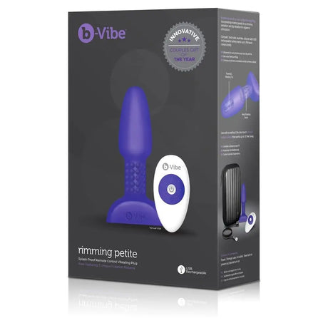 B-vibe Rimming Petite Purple - Sex Toys - Save 15% - B-vibe - Fast Shipping - Anal Vibrators United Kingdom Stoke-on-trent