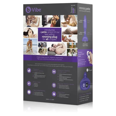 B-vibe Rimming Petite Purple - Sex Toys - Save 15% - B-vibe - Fast Shipping - Anal Vibrators United Kingdom Stoke-on-trent