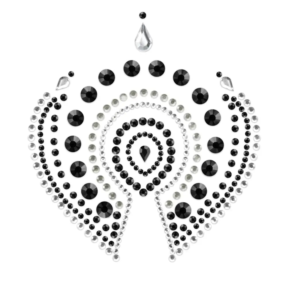Bijoux Indiscrets Flamboyant Rhinestone Jewellery Black Silver - Save 15% - Fast - Sale United Kingdom Stoke-on-trent