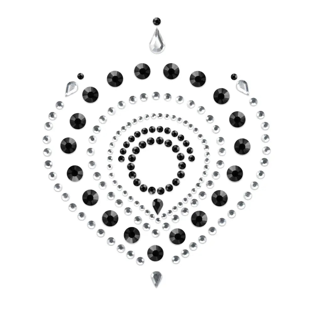 Bijoux Indiscrets Flamboyant Rhinestone Jewellery Black Silver - Save 15% - Fast - Sale United Kingdom Stoke-on-trent