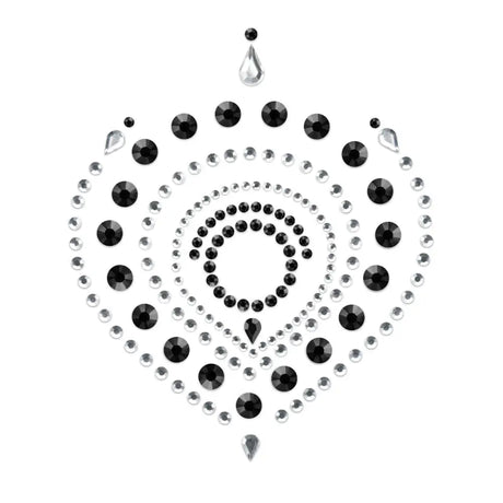 Bijoux Indiscrets Flamboyant Rhinestone Jewellery Black Silver - Save 15% - Fast - Sale United Kingdom Stoke-on-trent