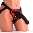 Black 8 Inch Strap-on Dildo Kit - Save 15% - Fast Shipping - Sale United Kingdom Stoke-on-trent