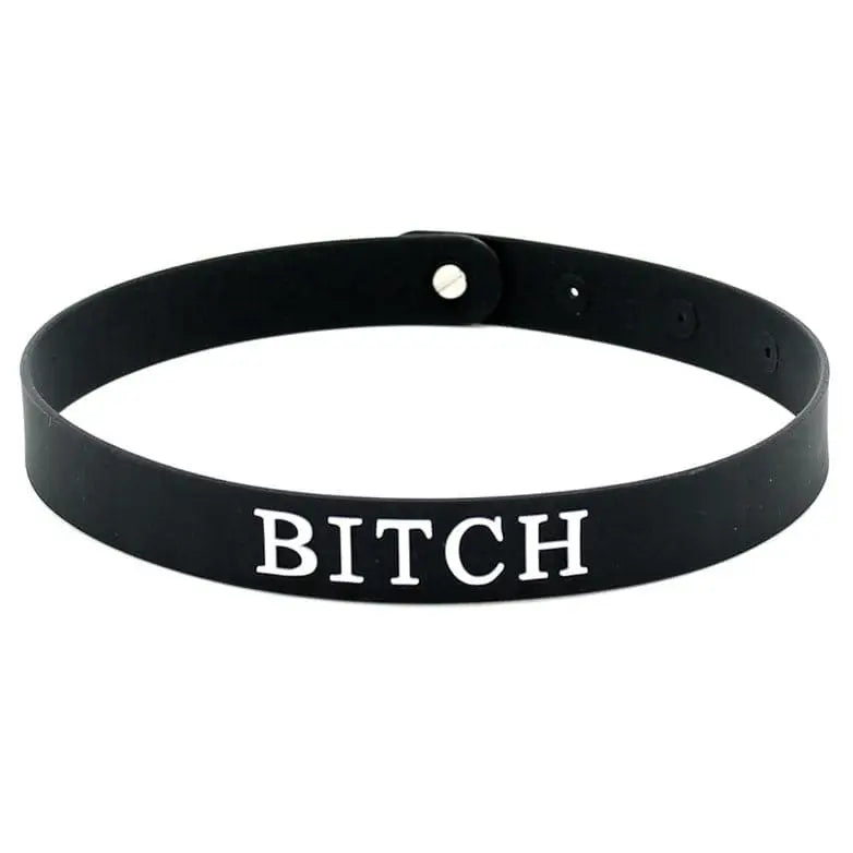 Black Silicone Bitch Collar - Save 15% - Fast Shipping - Sale United Kingdom Stoke-on-trent