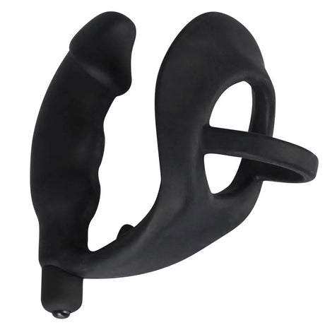 Black Velvets Cock Ring and Vibrating Anal Plug - Save 15% - and - Fast - Dildos United Kingdom Stoke-on-trent