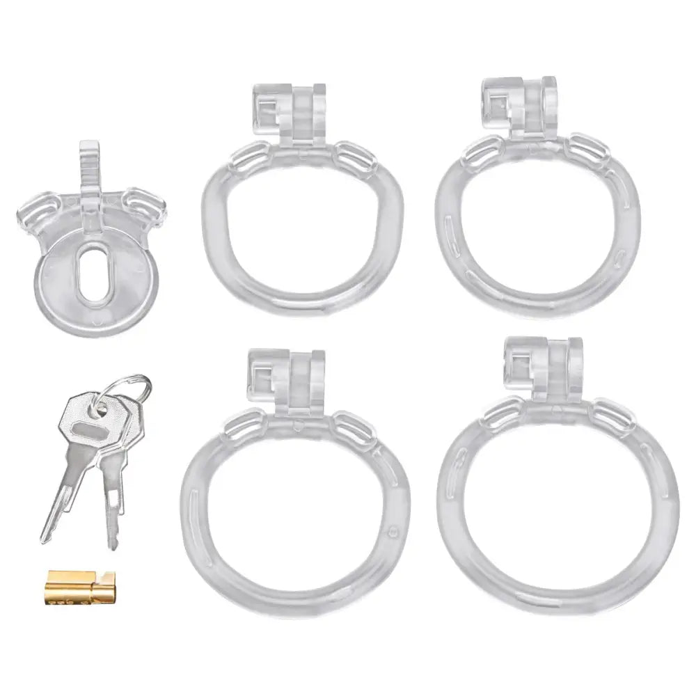 Blueline Acrylic See Thru Mini Cock Micro Chastity Cage - Sale United Kingdom Stoke-on-trent