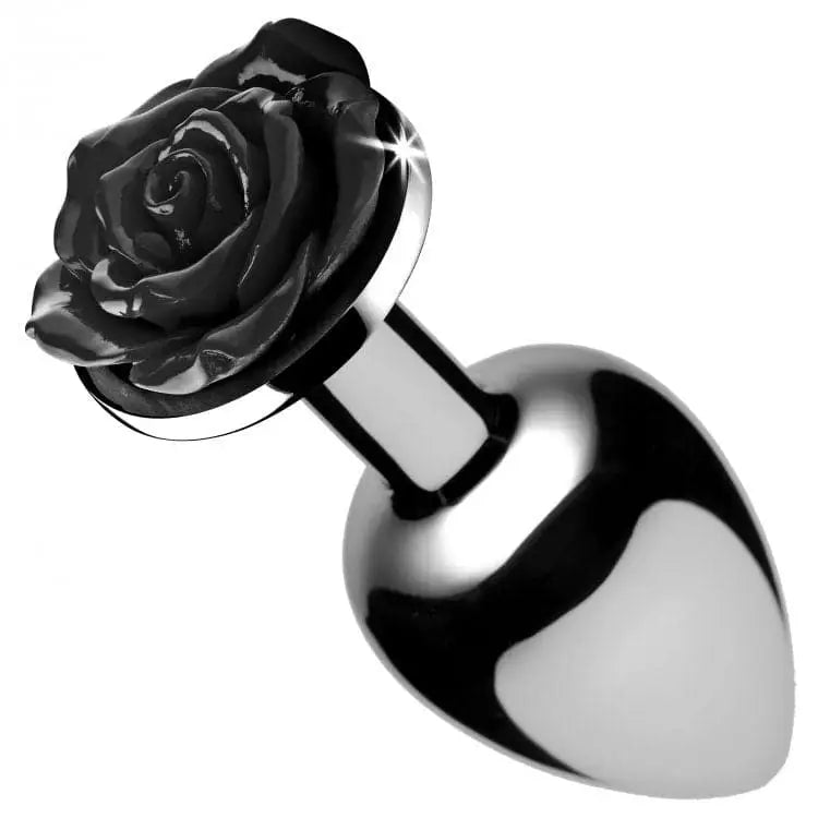 Booty Sparks Black Rose Anal Plug Medium - Save 15% - Fast Shipping - Sale United Kingdom Stoke-on-trent