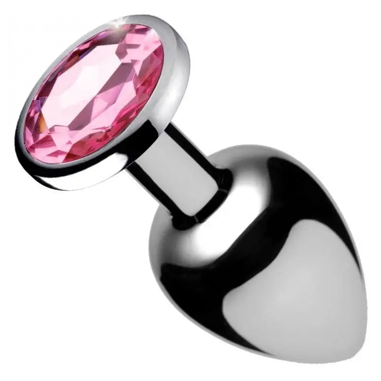 Booty Sparks Pink Gem Medium Anal Plug - Save 15% - Fast Shipping - Sale United Kingdom Stoke-on-trent