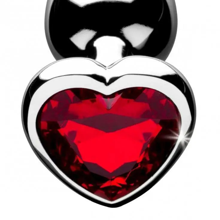 Booty Sparks Red Heart Medium Anal Plug - Save 20% - Fast Shipping - Sale United Kingdom Stoke-on-trent