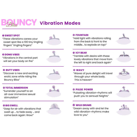 Bouncy Bliss Classic Sit-on Vibrator with Rechargeable Remote Control - Save 20% - Sit-on - United Kingdom Stoke-on-trent