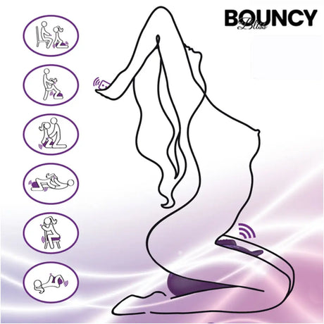 Bouncy Bliss Classic Sit-on Vibrator with Rechargeable Remote Control - Save 20% - Sit-on - United Kingdom Stoke-on-trent