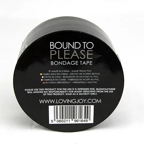 Bound to Please Bondage Tape Black - Fast Shipping - & Fetish United Kingdom Stoke-on-trent