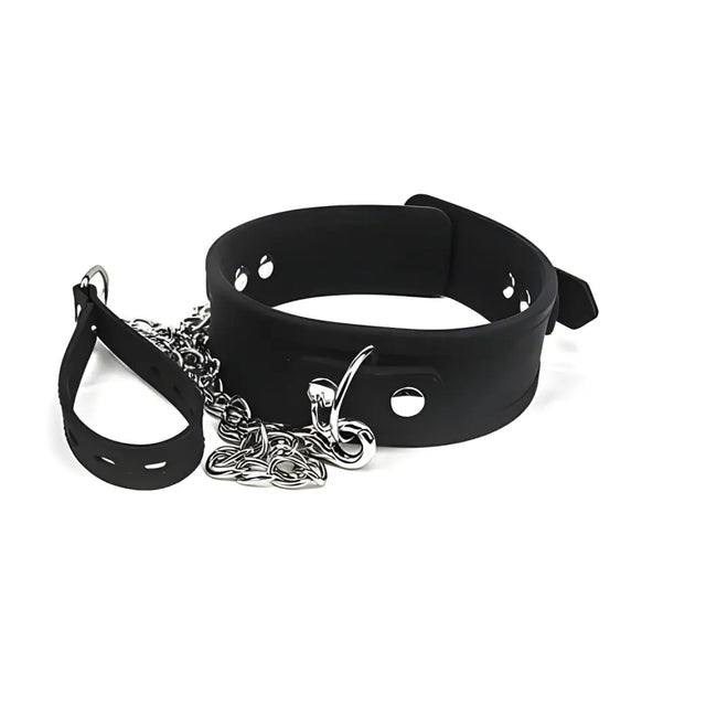 Bound to Please Silicone Collar and Lead Set - Bondage Collars - Save 15% - Fast - Sale United Kingdom Stoke-on-trent