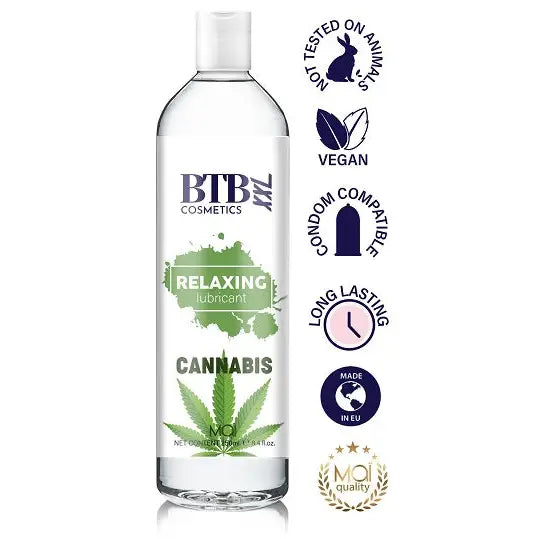 Btb Water Based Cannabis Lubricant 250ml - Save 15% - Btb - Fast Shipping - Sale United Kingdom Stoke-on-trent