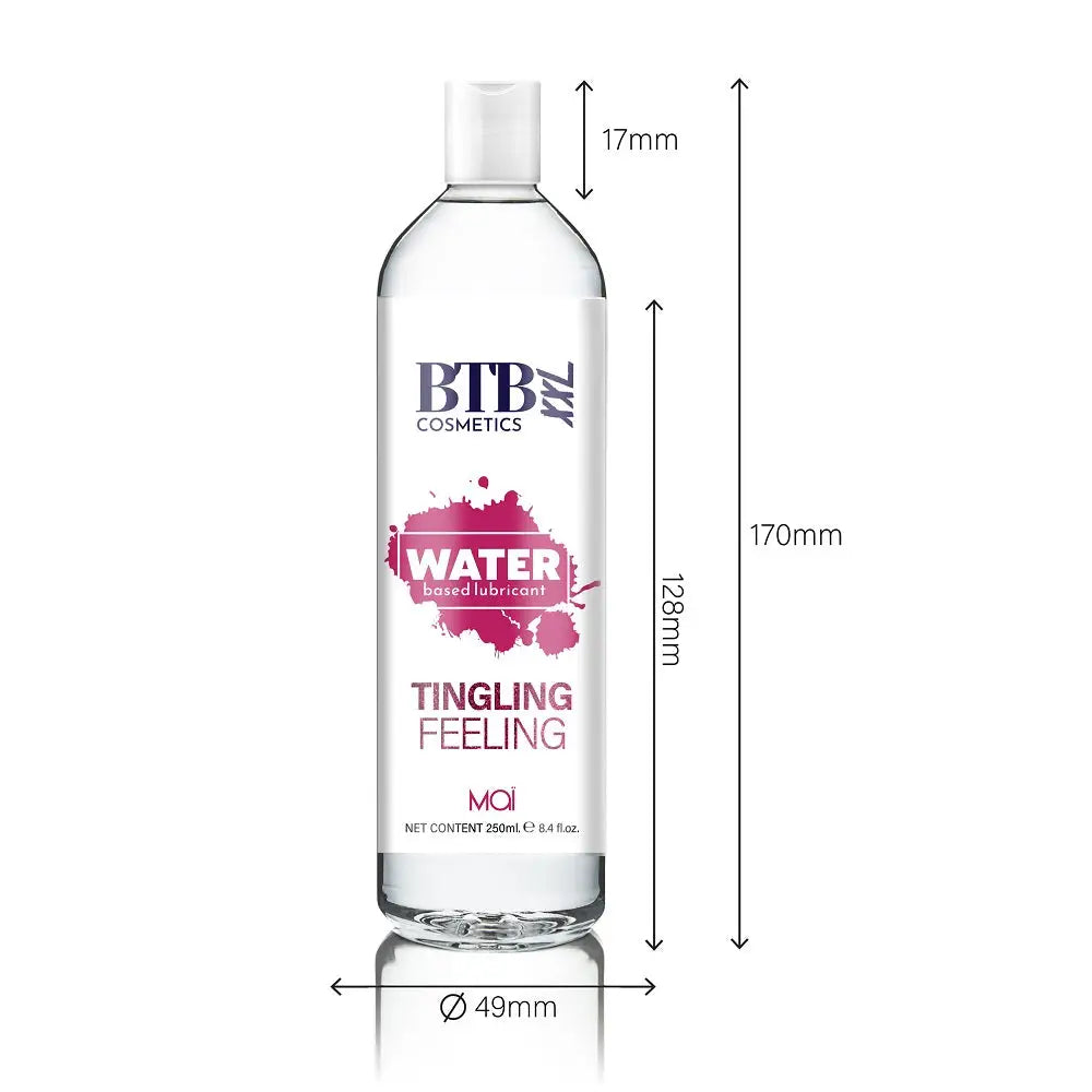 Btb Water Based Tingling Lubricant 250ml - Save 20% - Btb - Fast Shipping - Sale United Kingdom Stoke-on-trent
