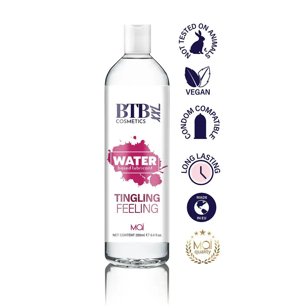 Btb Water Based Tingling Lubricant 250ml - Save 20% - Btb - Fast Shipping - Sale United Kingdom Stoke-on-trent