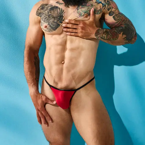 C4m Briefkini Red Small - Men’s Sexy Underwear - Save 15% - C4m - Fast Shipping - Sale United Kingdom Stoke-on-trent