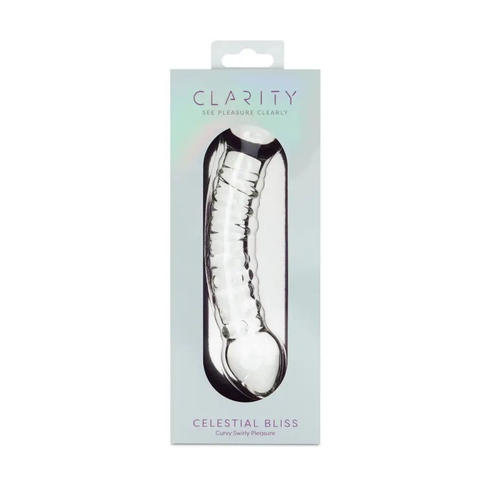 Clarity - Glass Dildo - Celestial Bliss - Save 15% - Fast Shipping - Dildos United Kingdom Stoke-on-trent