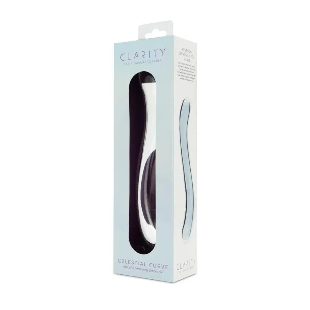 Clarity - Glass Dildo - Celestial Curve - Save 15% - Fast Shipping - United Kingdom Stoke-on-trent