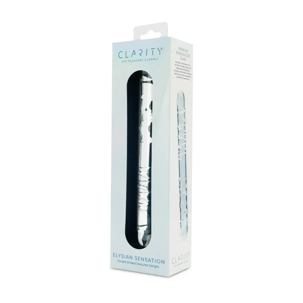 Clarity - Glass Dildo - Elysian Sensation - Save 15% - Fast Shipping - Dildos United Kingdom Stoke-on-trent