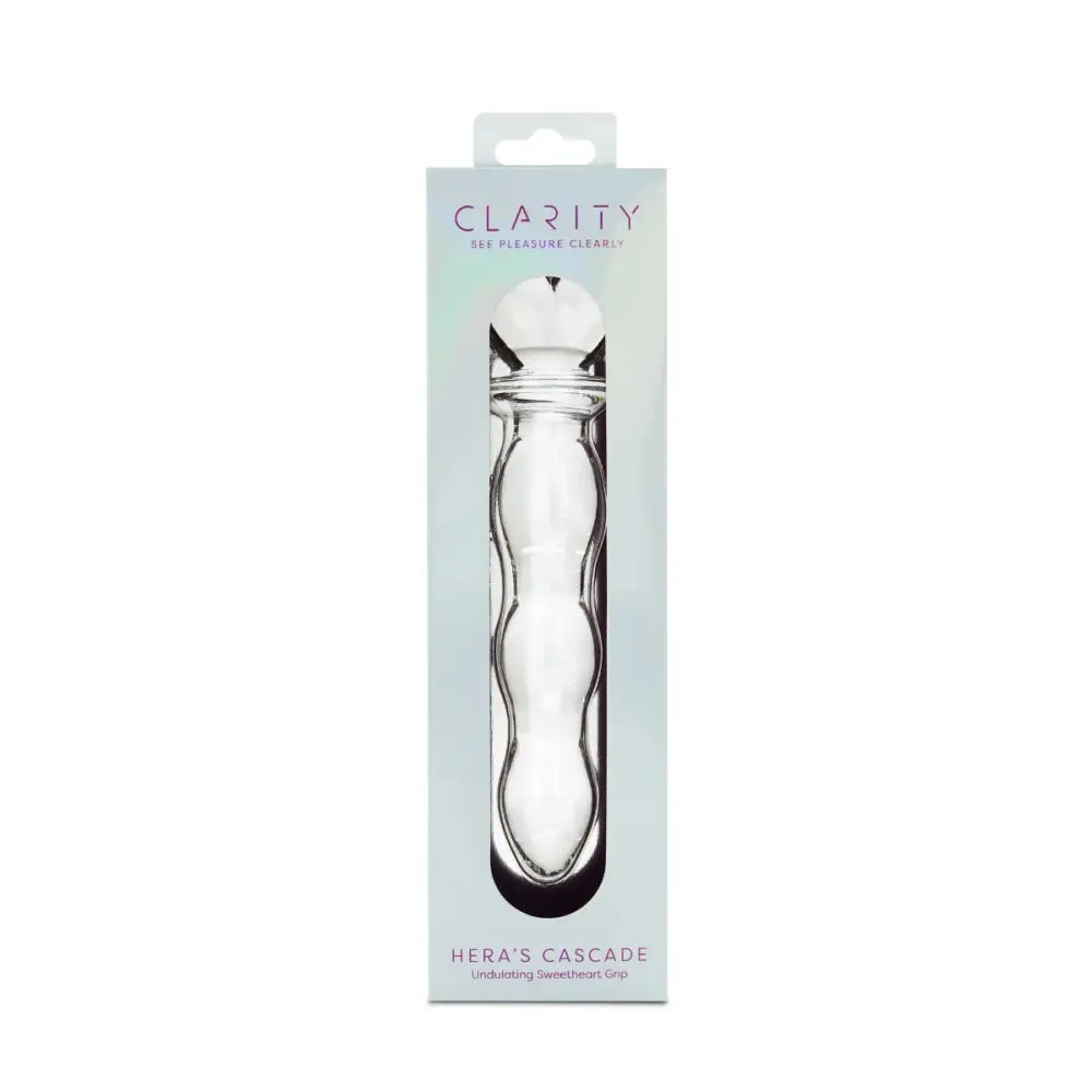 Clarity - Glass Dildo - Hera’s Cascade - Save 15% - Fast Shipping - United Kingdom Stoke-on-trent