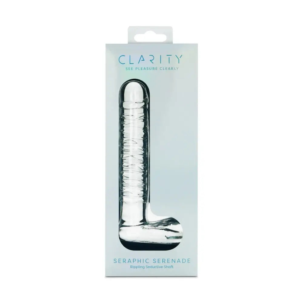 Clarity - Glass Dildo - Seraphic Serenade - Save 15% - Fast Shipping - Dildos United Kingdom Stoke-on-trent