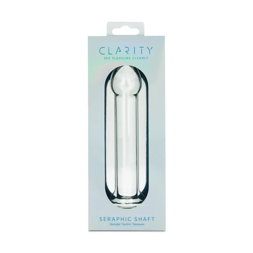 Clarity - Glass Dildo - Seraphic Shaft - Save 15% - Fast Shipping - Dildos United Kingdom Stoke-on-trent