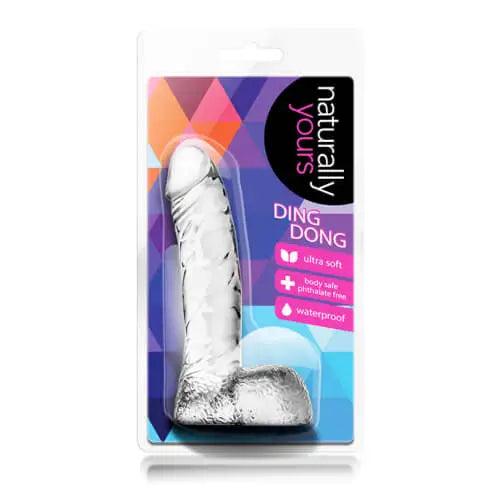 Clear Realistic Dildo with Balls 5.5 Inch - Anal Dildos - Save 20% - Fast Shipping - United Kingdom Stoke-on-trent
