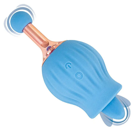 Clittastic Rose Bud Dual Massager Rechargeable - Save 20% - Clittastic - Fast Shipping - Vibrator United Kingdom Stoke-on-trent