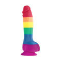 Colours Pride Edition 6 Inch Realistic Silicone Dildo with Balls - Save 20% - with - United Kingdom Stoke-on-trent