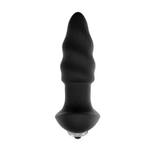 Corkscrew Vibrating Anal Butt Plug Sex Toy Ribbed Tapered Black Honey Play Box - Save 20% - Dildos United Kingdom Stoke-on-trent