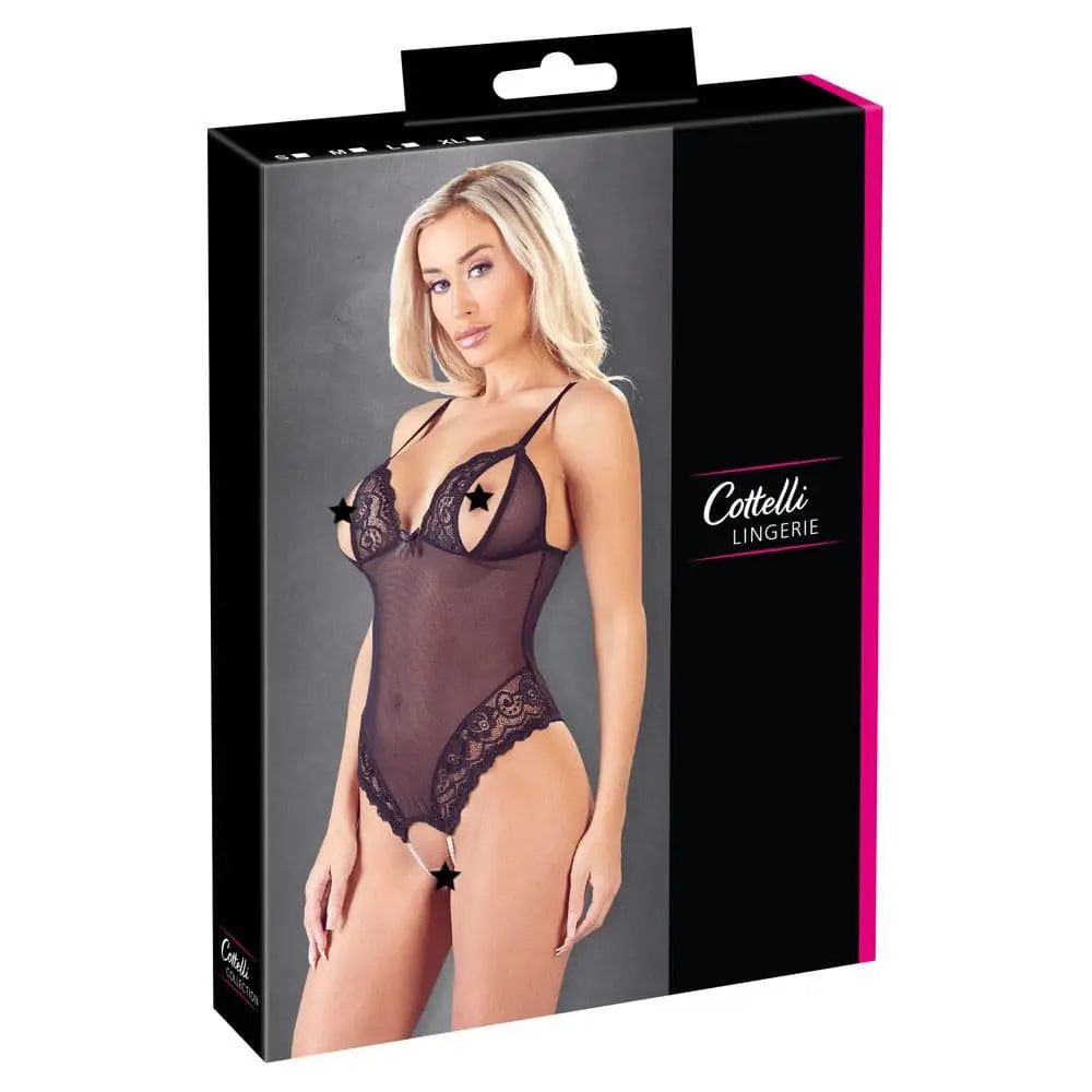 Cottelli Crotchless Peek a Boo Body - Save 20% - Fast Shipping - Sale United Kingdom Stoke-on-trent