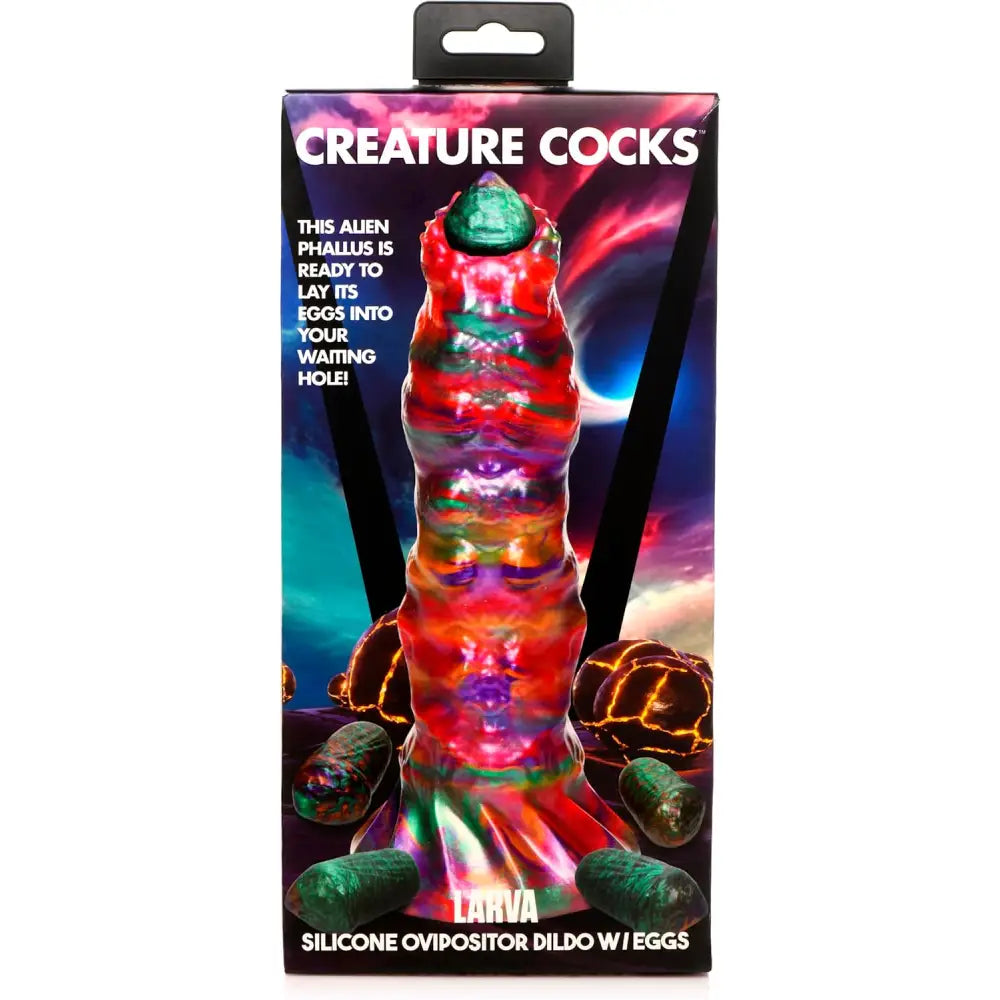 Creature Cocks Larva Silicone Ovipositor Dildo with Eggs – Fantasy Sex Toy - Save 20% - Uk - Dildos United Kingdom Stoke-on-trent