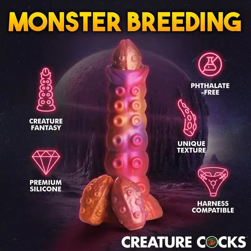 Creature Cocks Nymphoid Ovipositor Silicone Dildo with Eggs β Fantasy Sex Toy - Save 20% - Uk - Dildos United Kingdom Stoke-on-trent