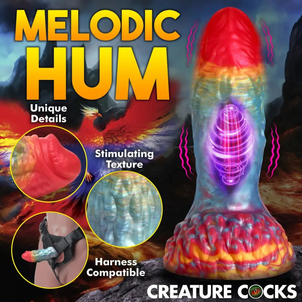 Creature Cocks Rainbow Phoenix Vibrating Silicone Dildo - Save 10% - United Kingdom Stoke-on-trent