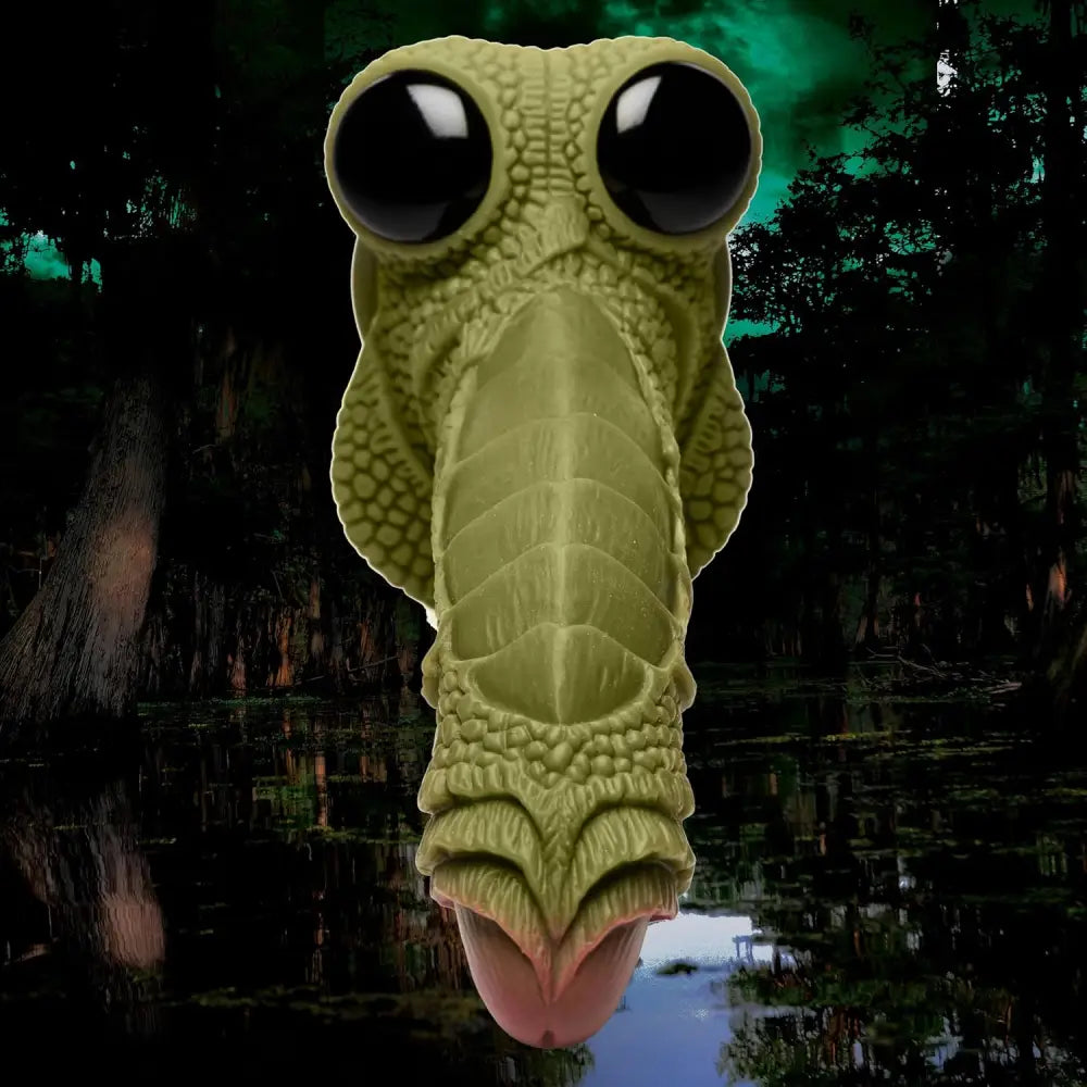 Creature Cocks Swamp Monster Scaly Silicone Dildo Green - Save 25% - 10% - Dildos United Kingdom Stoke-on-trent