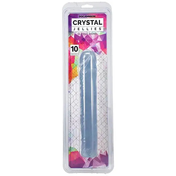 Crystal Jellies 10 Inch Dong Clear - Save 15% - Fast Shipping - Dildo United Kingdom Stoke-on-trent